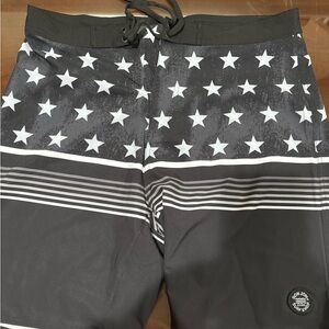 Ron Jon American Flag Swimtrunks